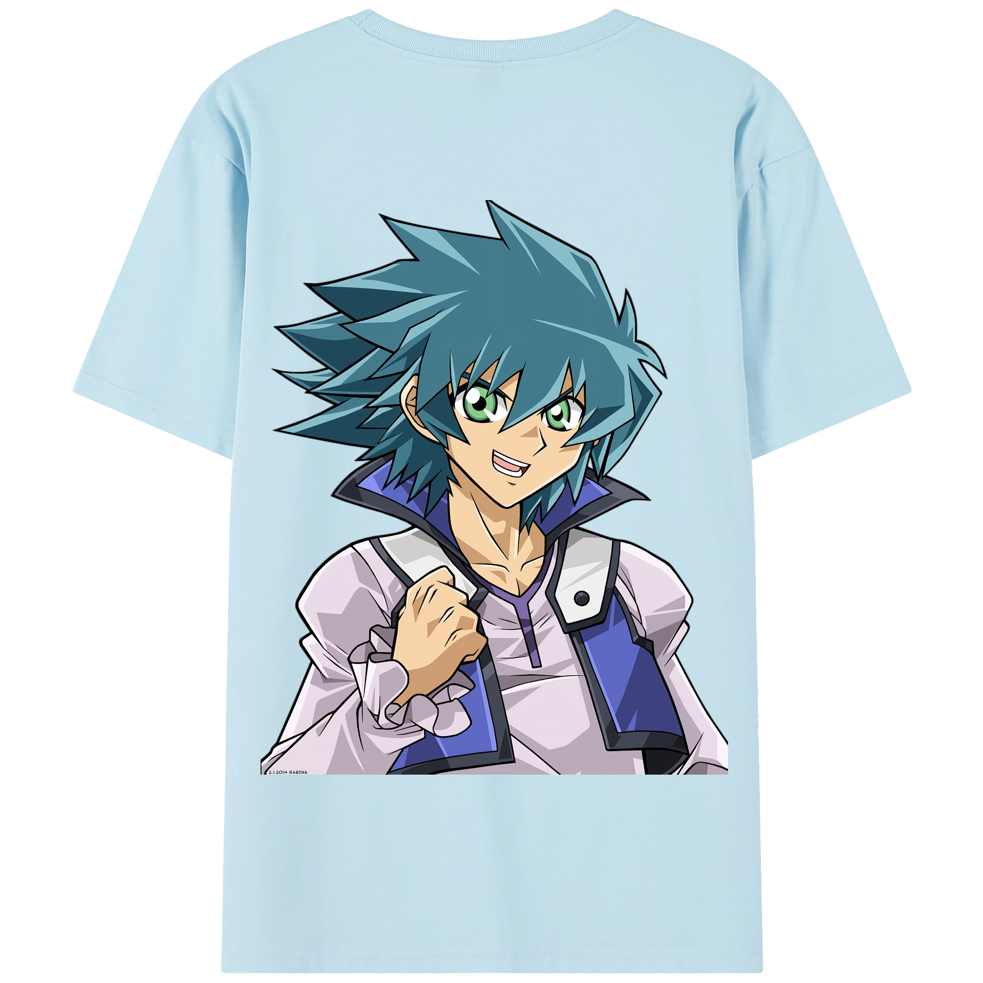 （画像用） 遊☆戯☆王 Yu-Gi-Oh! 綿100％半袖Tシャツ（背面プリント）